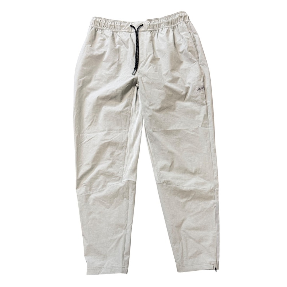 Legends Mens Carson Pants XL Light Grey Jogger Training TrackReflective Run
